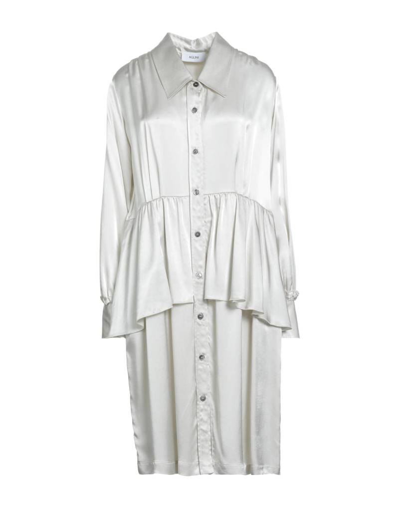 AGLINI Midi-kleid Damen Hellgrau von AGLINI