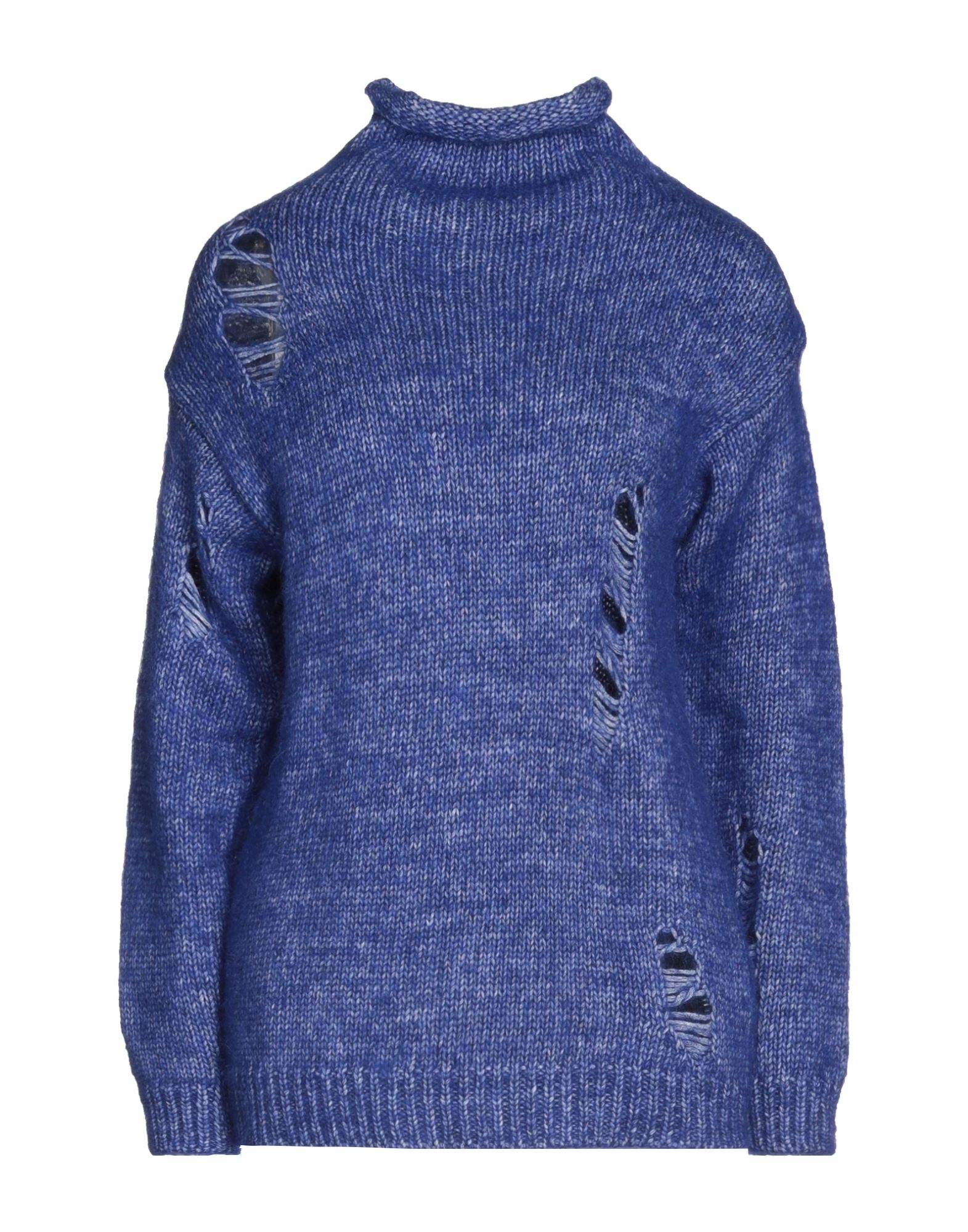 AGLINI Rollkragenpullover Damen Blau von AGLINI