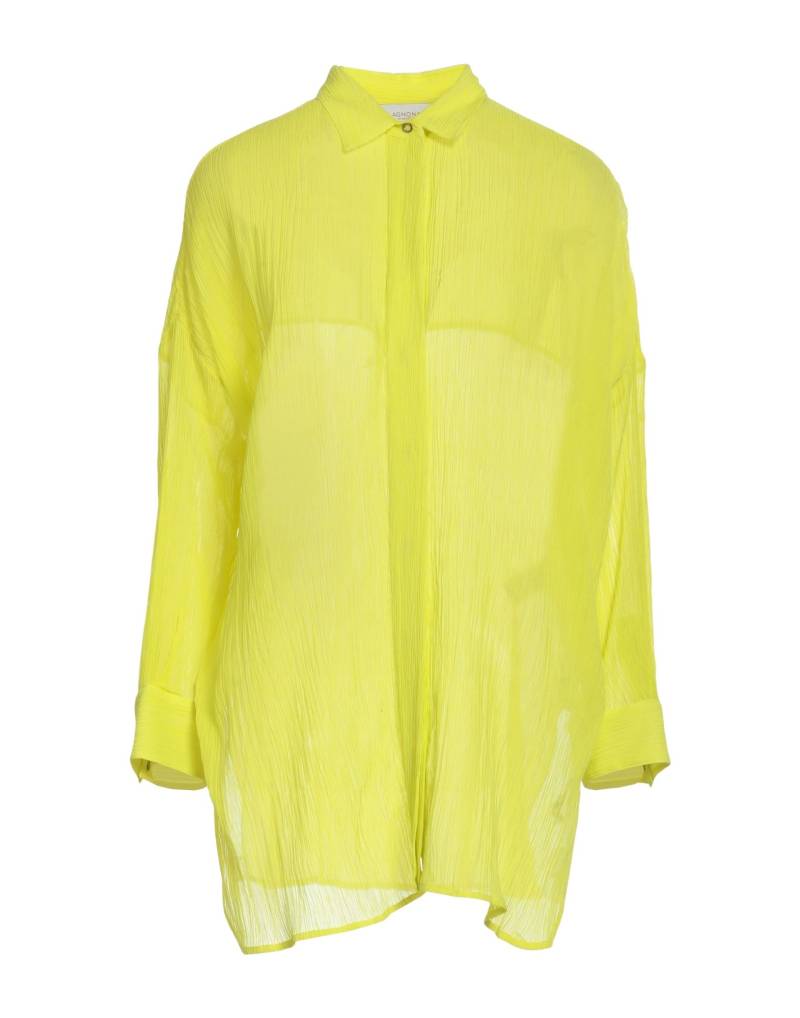 AGNONA Hemd Damen Limettengrün von AGNONA