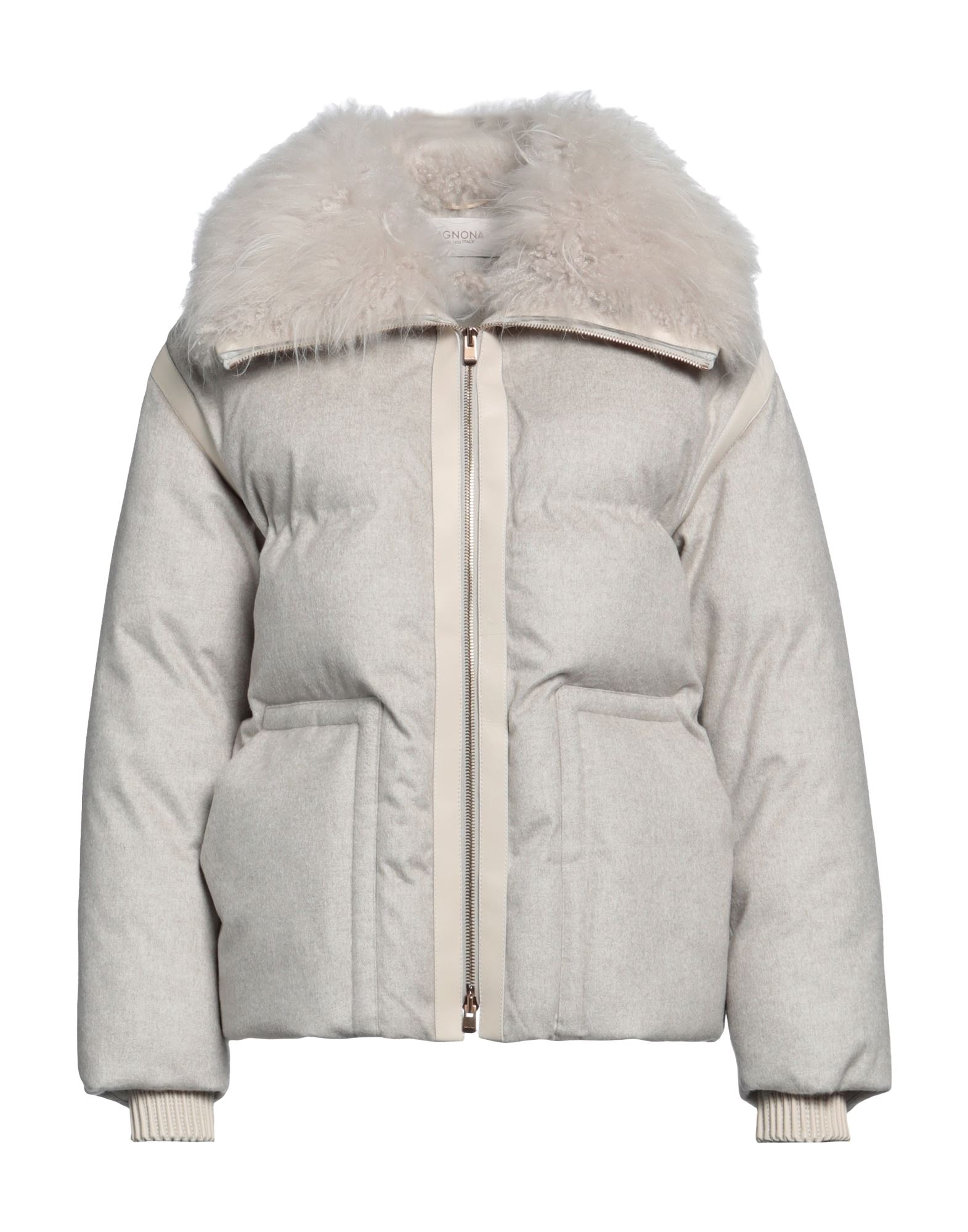 AGNONA Pufferjacke & Daunenjacke Damen Hellgrau von AGNONA