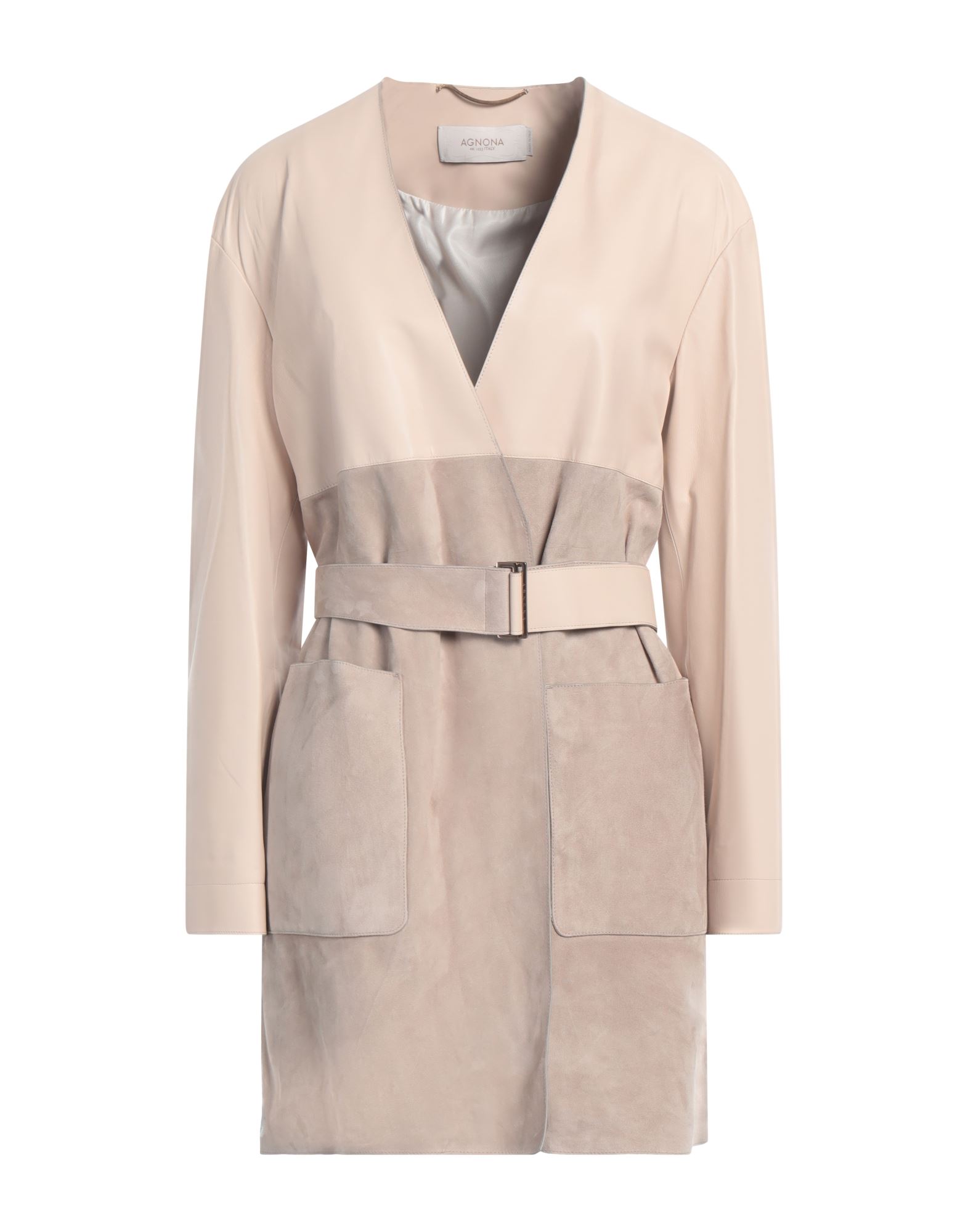 AGNONA Jacke, Mantel & Trenchcoat Damen Beige von AGNONA