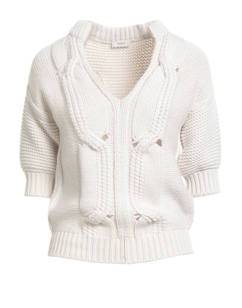 AGNONA Pullover Damen Hellgrau von AGNONA