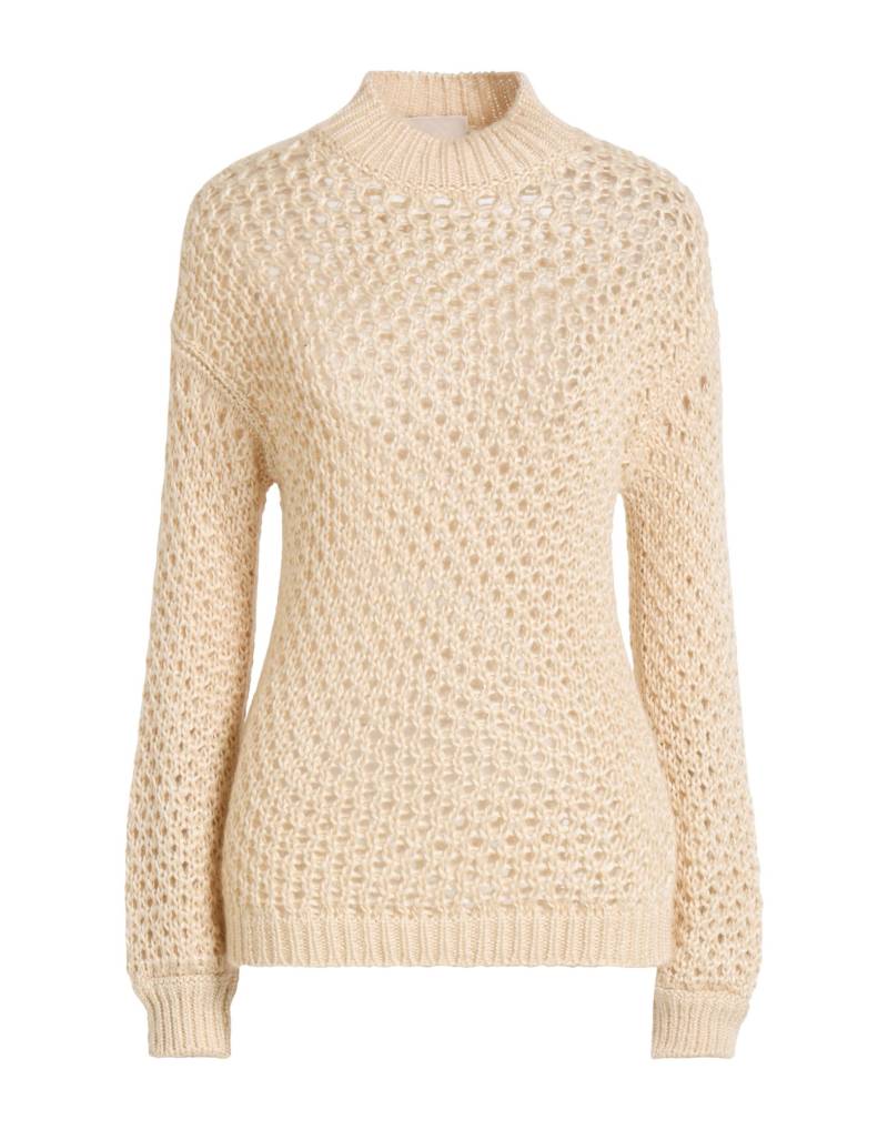 AGNONA Rollkragenpullover Damen Beige von AGNONA
