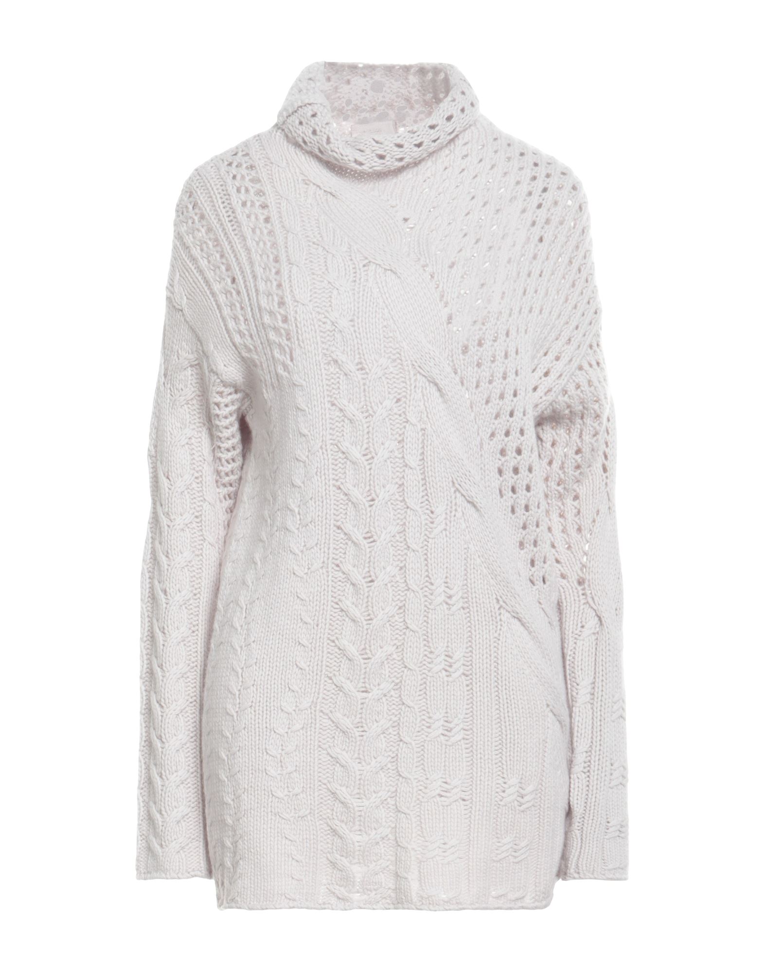 AGNONA Rollkragenpullover Damen Hellgrau AGNONA Rollkragenpullover Damen Hellgrau von AGNONA
