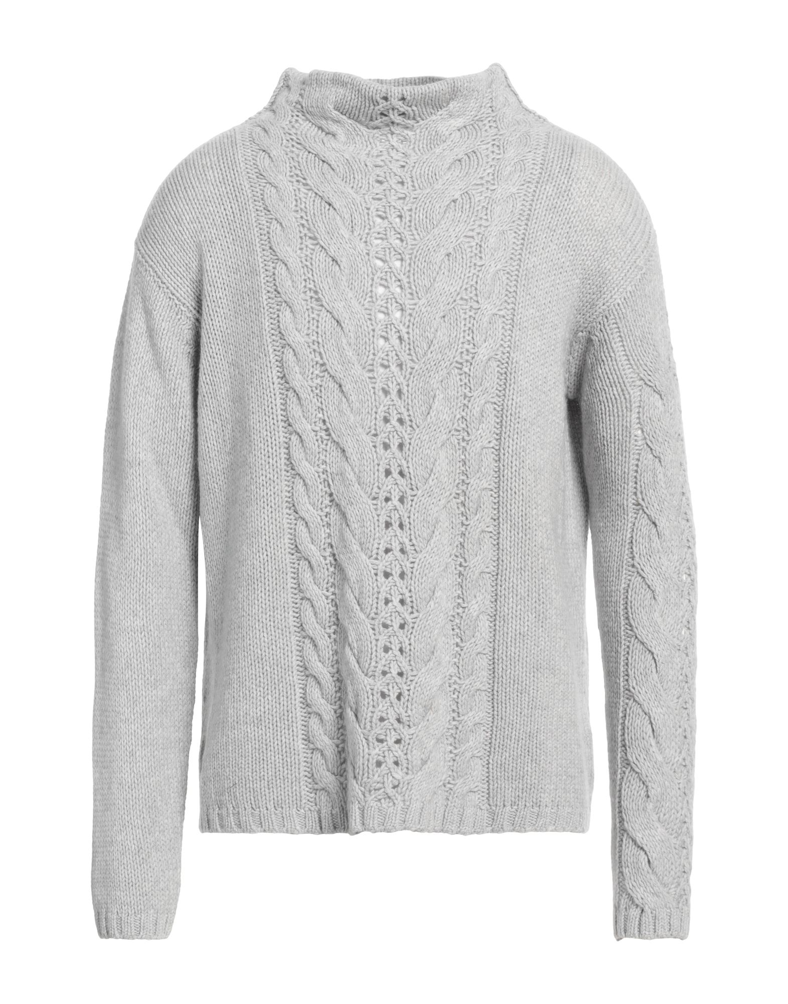 AGNONA Rollkragenpullover Herren Hellgrau von AGNONA