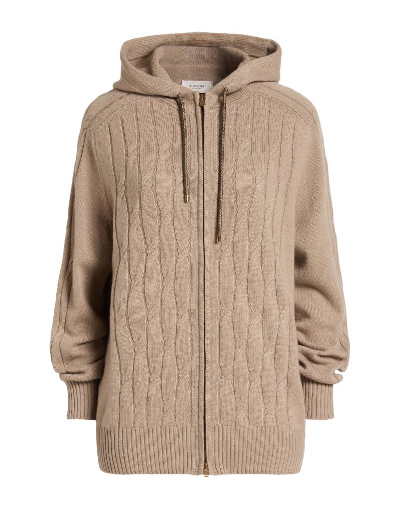 AGNONA Strickjacke Damen Maulwurfsgrau von AGNONA