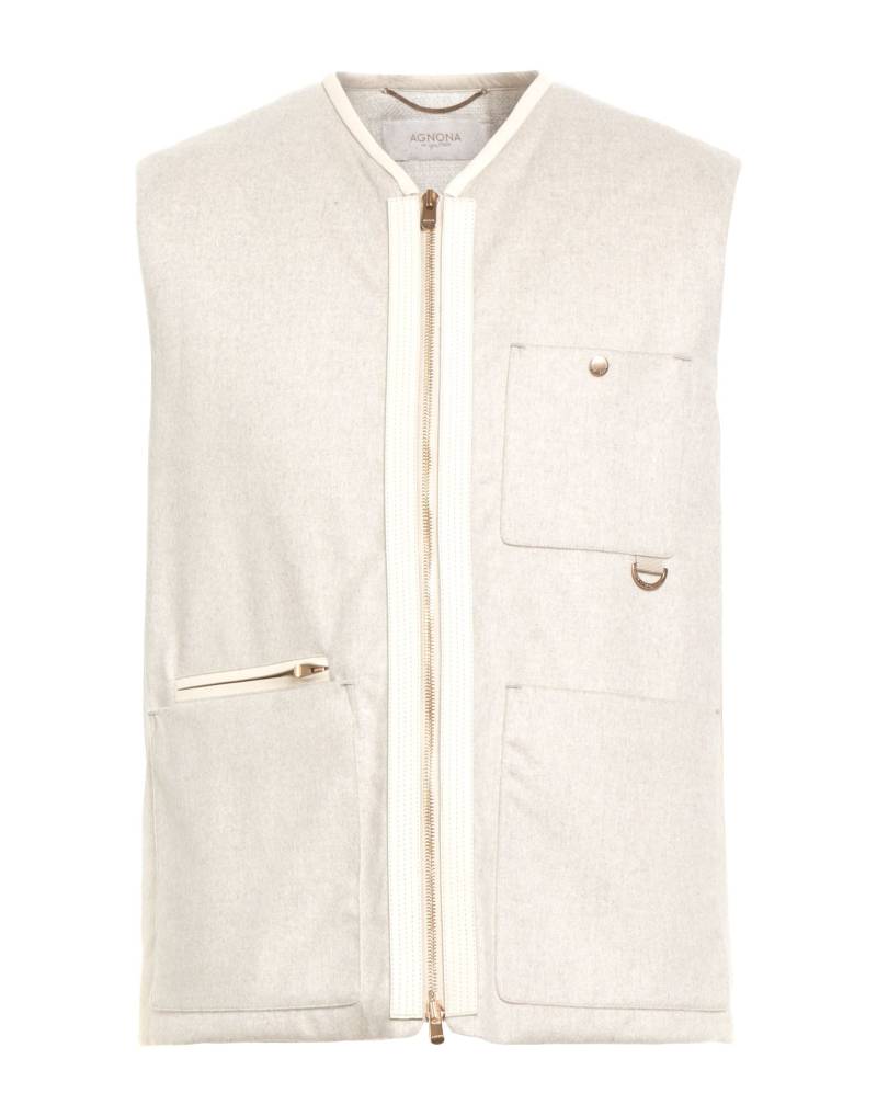 AGNONA Weste Herren Hellgrau von AGNONA