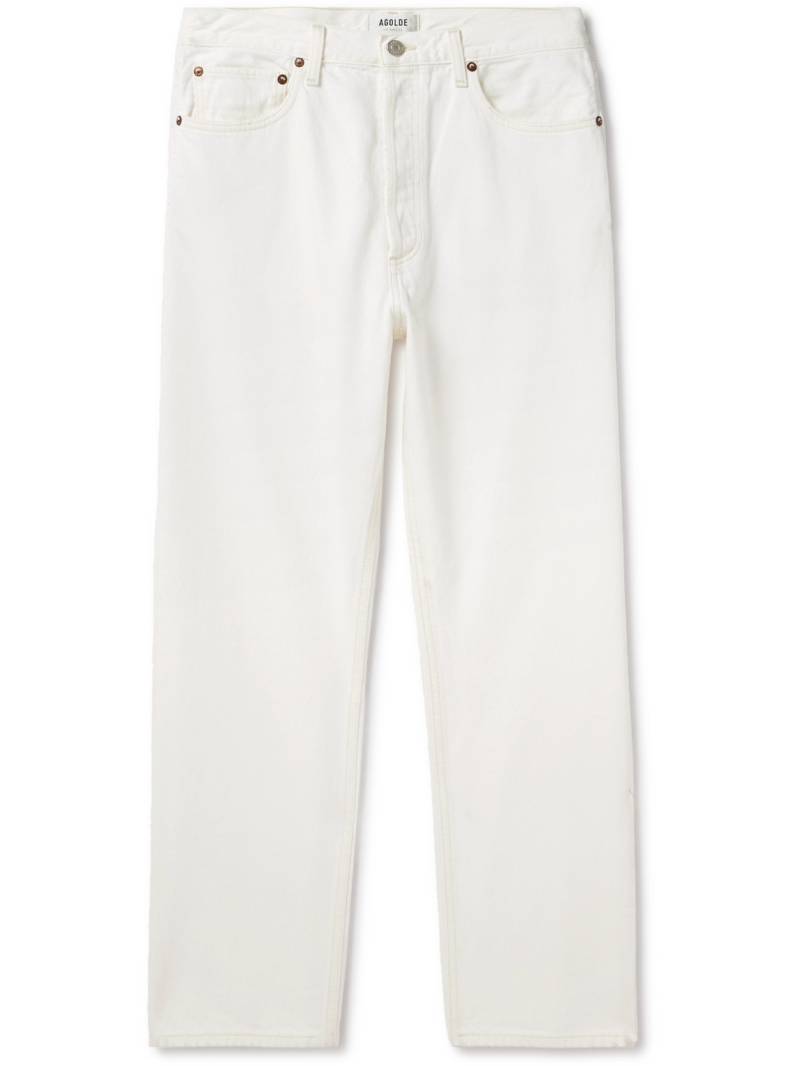 AGOLDE - 90's Straight-Leg Distressed Jeans - Men - White - UK/US 32 von AGOLDE