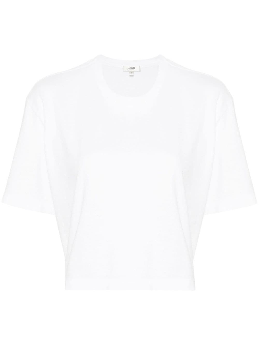 AGOLDE Anya Cropped-T-Shirt - Weiß von AGOLDE