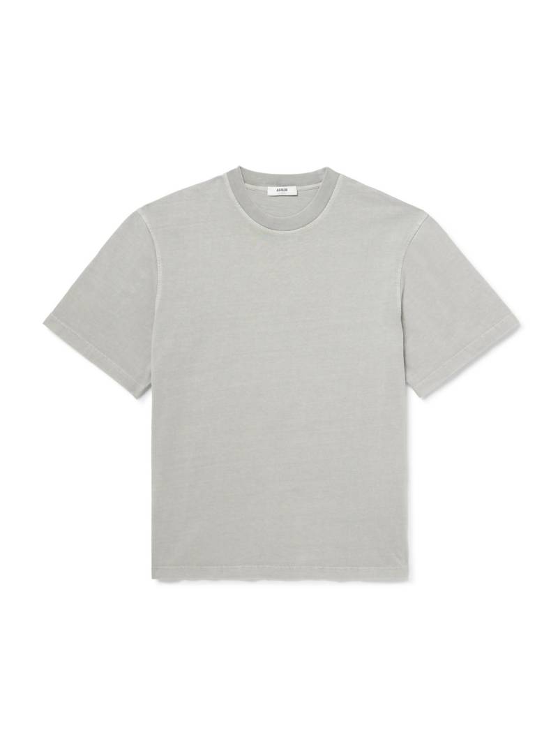 AGOLDE - Asha Cotton-Jersey T-Shirt - Men - Gray - M von AGOLDE