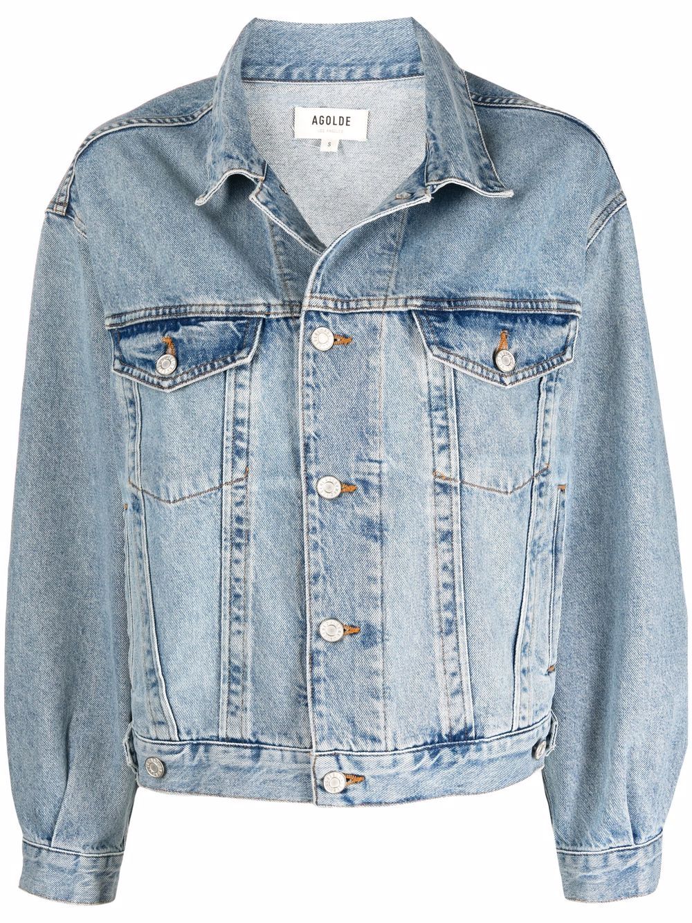 AGOLDE Ausgewaschene Jeansjacke - Blau von AGOLDE