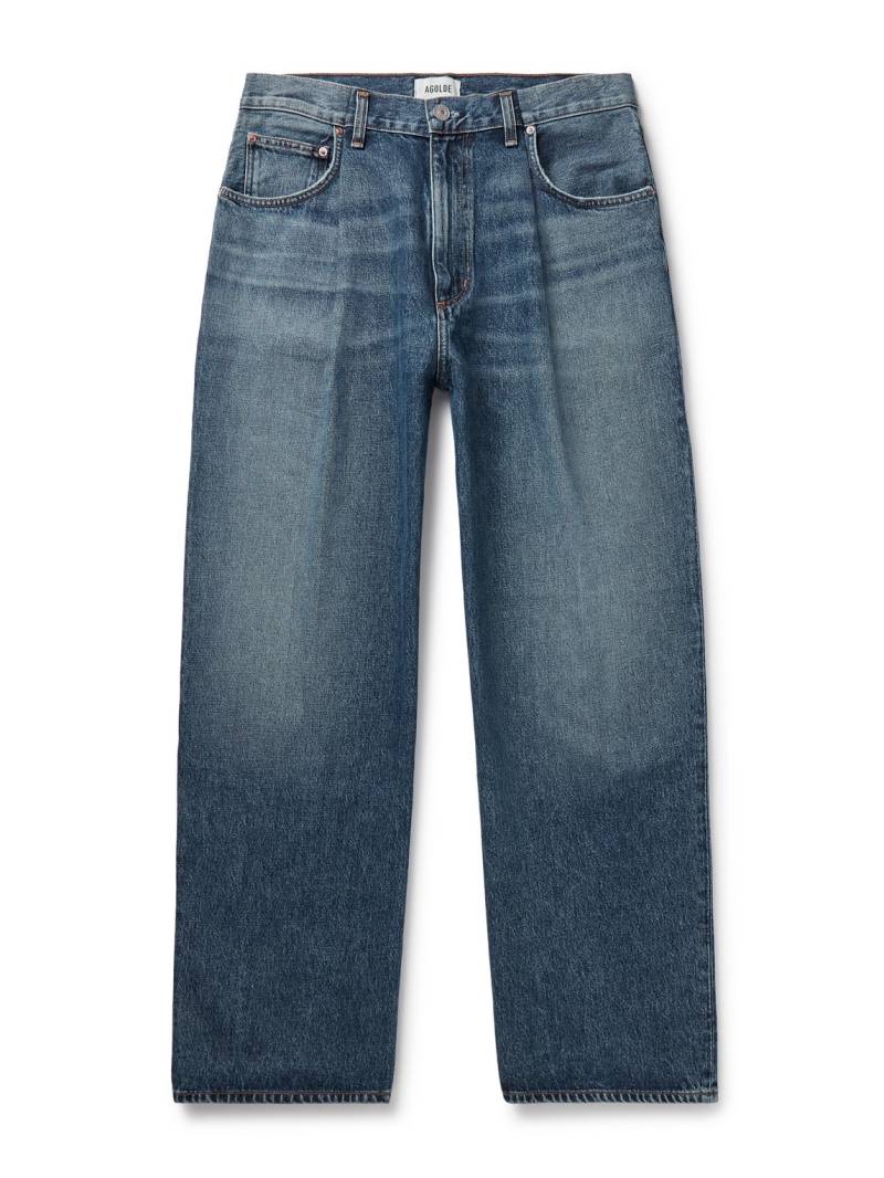 AGOLDE - Benton Wide-Leg Pleated Jeans - Men - Blue - UK/US 32 von AGOLDE