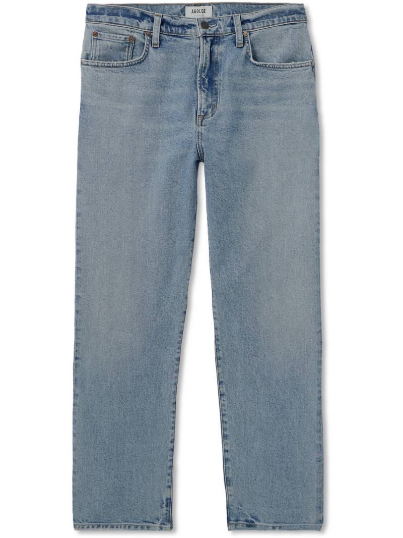 AGOLDE - Curtis Slim-Fit Straight-Leg Distressed Jeans - Men - Blue - UK/US 30 von AGOLDE
