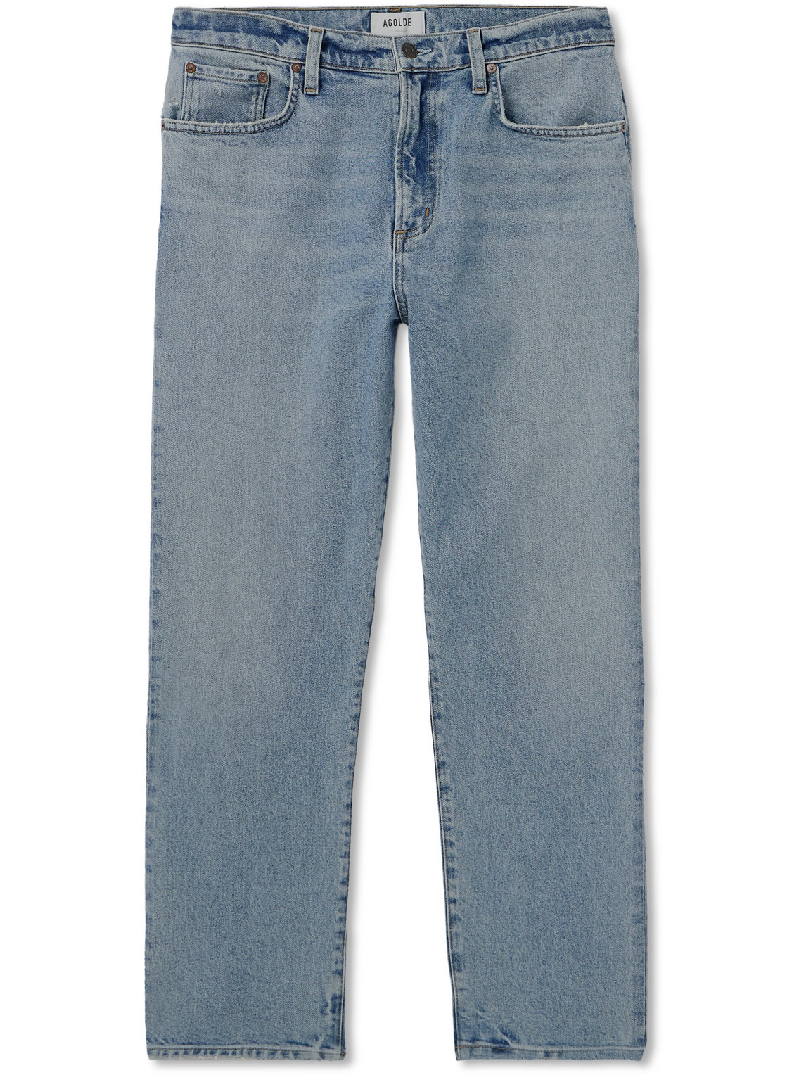 AGOLDE - Curtis Slim-Fit Straight-Leg Distressed Jeans - Men - Blue - UK/US 31 von AGOLDE