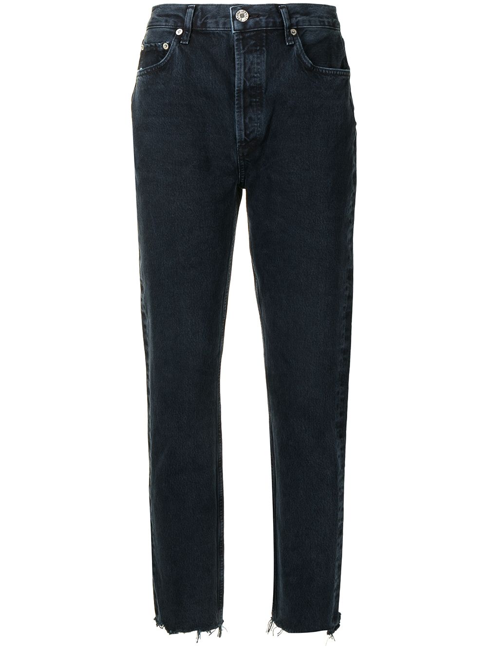 AGOLDE Halbhohe Tapered-Jeans - Blau von AGOLDE