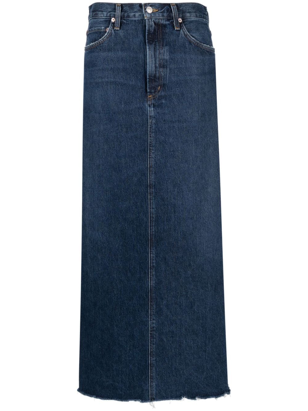 AGOLDE Hilla Jeans-Maxirock in A-Linie - Blau von AGOLDE