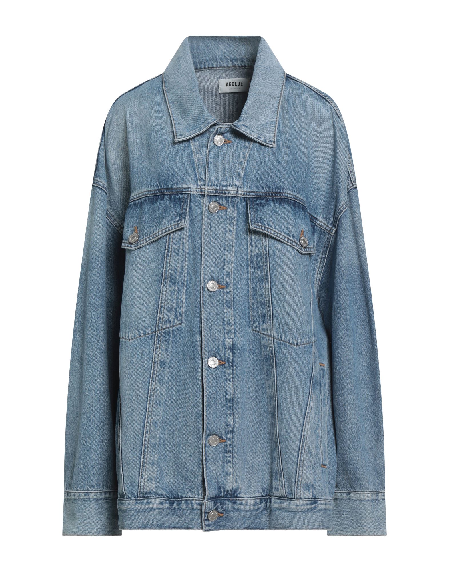 AGOLDE Jeansjacke/-mantel Damen Blau AGOLDE Jeansjacke/-mantel Damen Blau von AGOLDE