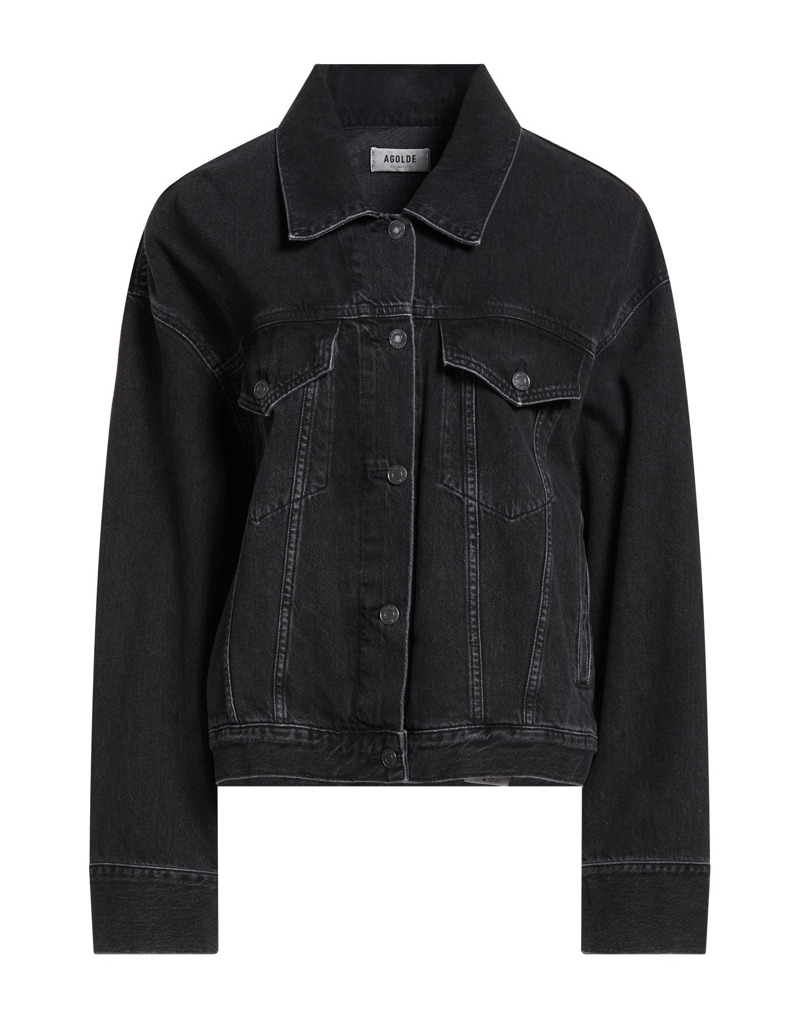 AGOLDE Jeansjacke/-mantel Damen Schwarz von AGOLDE