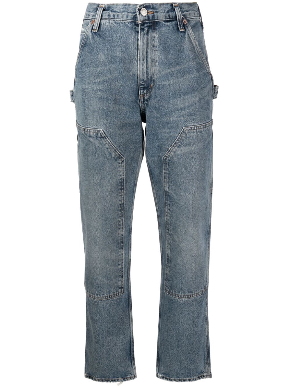 AGOLDE Gerade Rami High-Rise-Jeans - Blau von AGOLDE