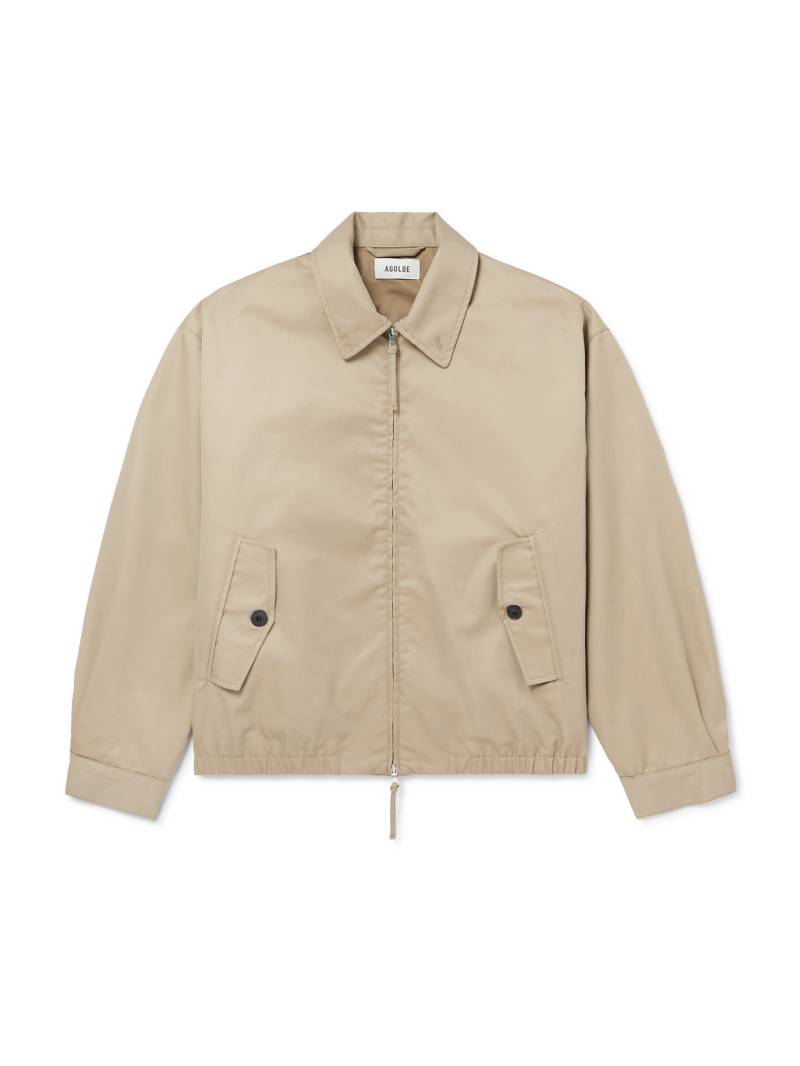 AGOLDE - Torres Cotton-Blend Twill Jacket - Men - Neutrals - L von AGOLDE
