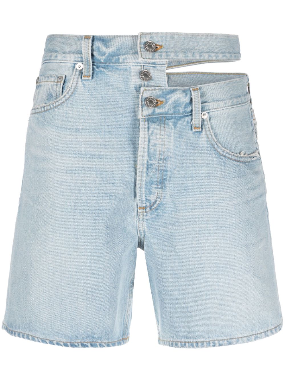 AGOLDE Asymmetrische Shorts - Blau von AGOLDE