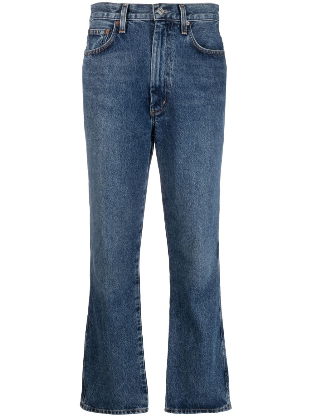 AGOLDE Cropped-Jeans mit hohem Bund - Blau von AGOLDE