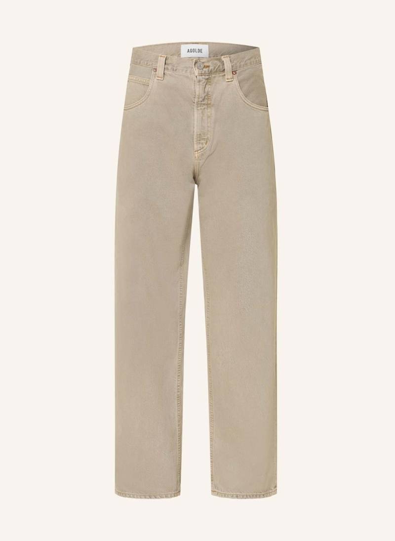 Agolde Jeans Fusion Baggy Tapered Fit beige von AGOLDE