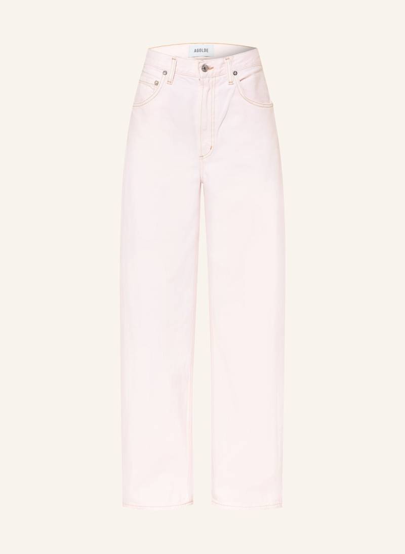 Agolde Jeans Low Curve rosa von AGOLDE