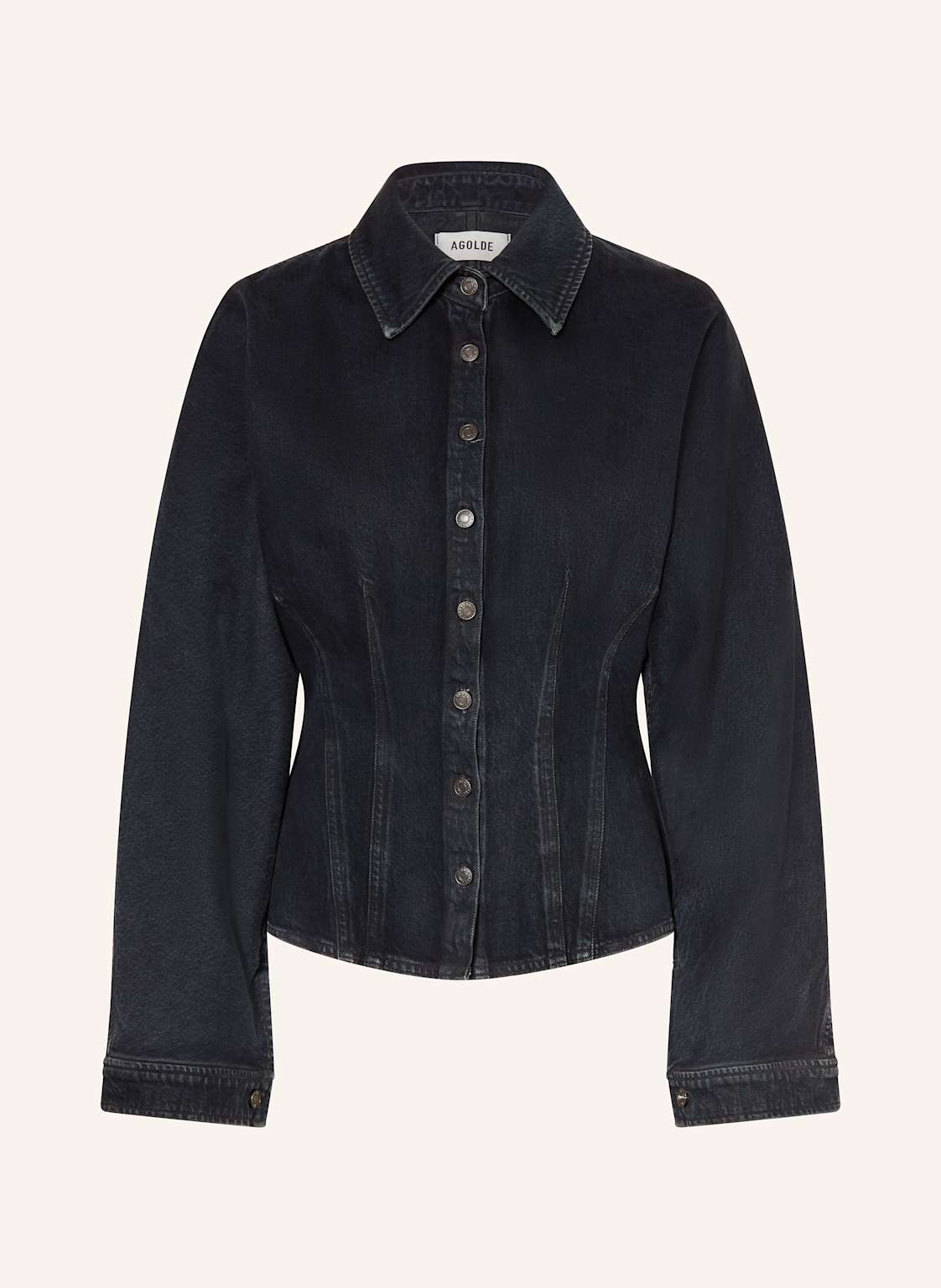 Agolde Jeansbluse Devon blau von AGOLDE