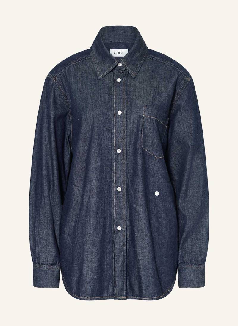 Agolde Jeansbluse Kaelin blau von AGOLDE