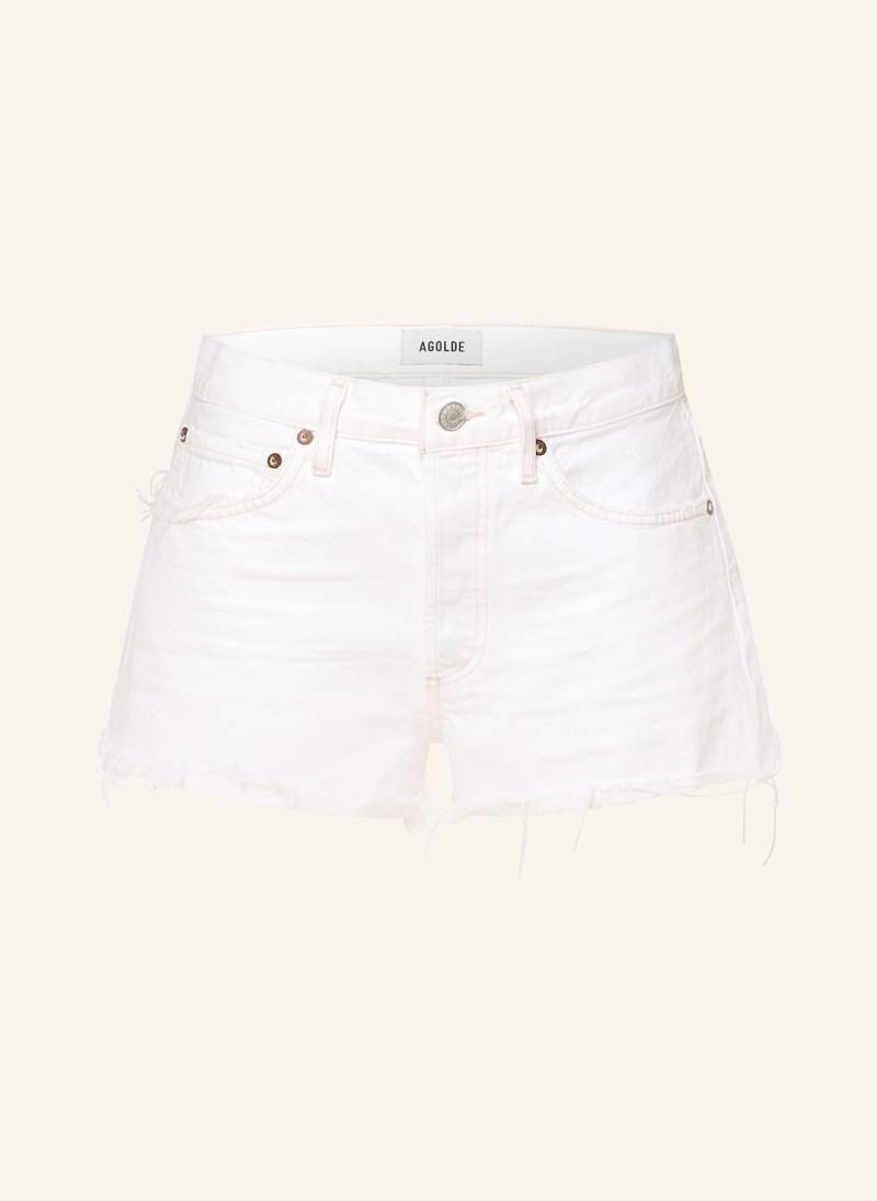 Agolde Jeansshorts Parker Short weiss von AGOLDE