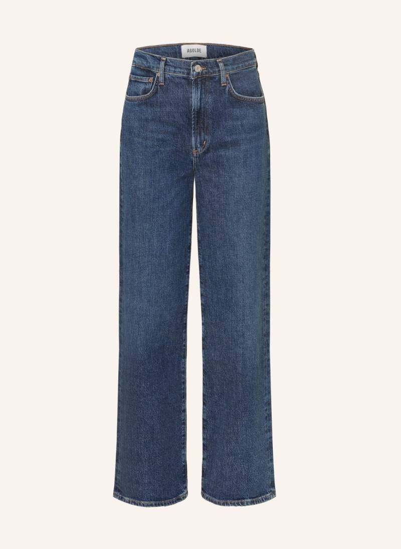 Agolde Straight Jeans Harper blau von AGOLDE