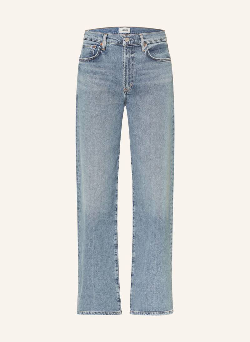 Agolde Straight Jeans Harper blau von AGOLDE