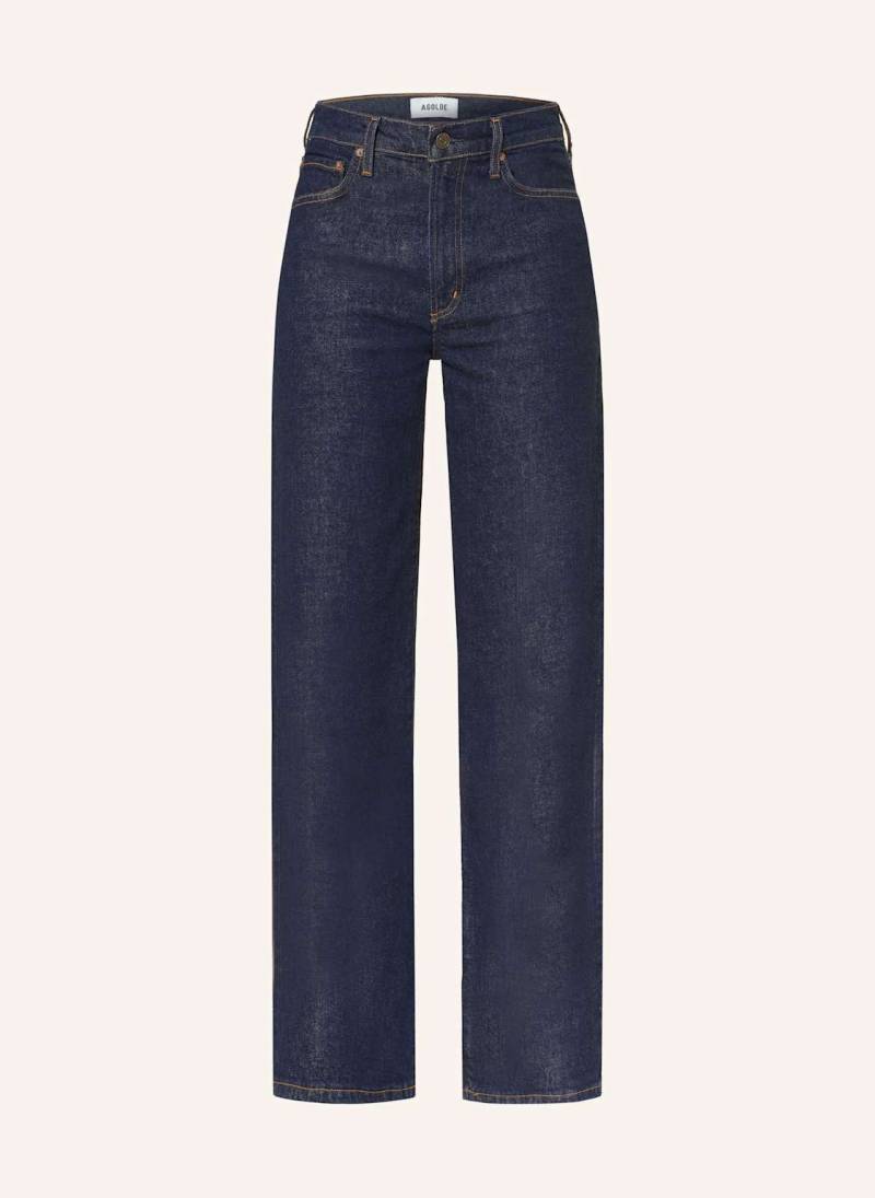 Agolde Straight Jeans Harper blau von AGOLDE