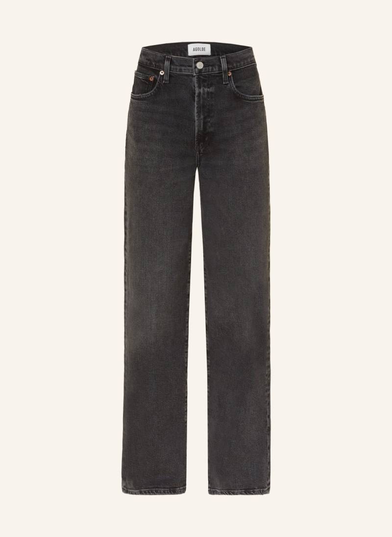 Agolde Straight Jeans Harper schwarz von AGOLDE
