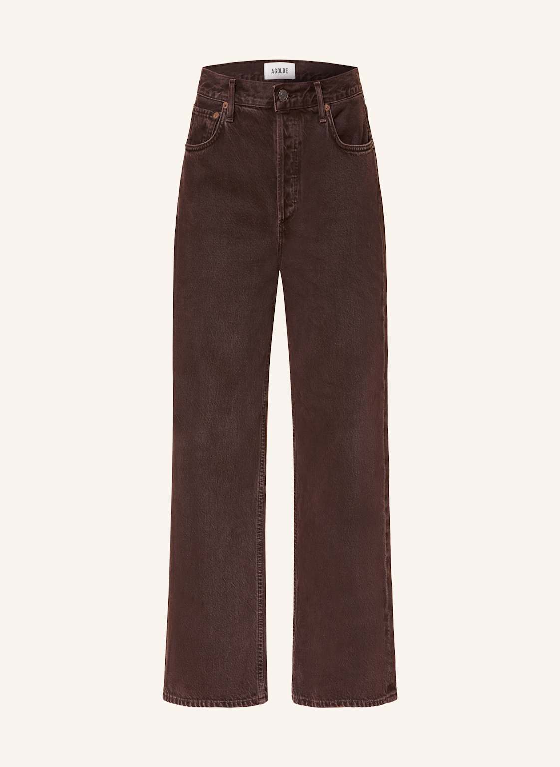 Agolde Straight Jeans Ren braun von AGOLDE