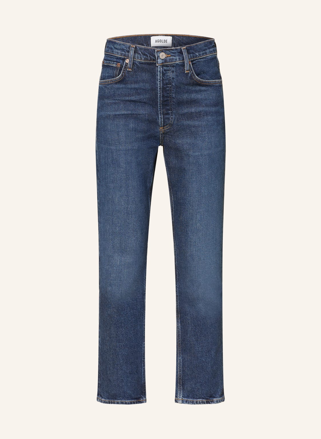 Agolde Straight Jeans Riley blau von AGOLDE