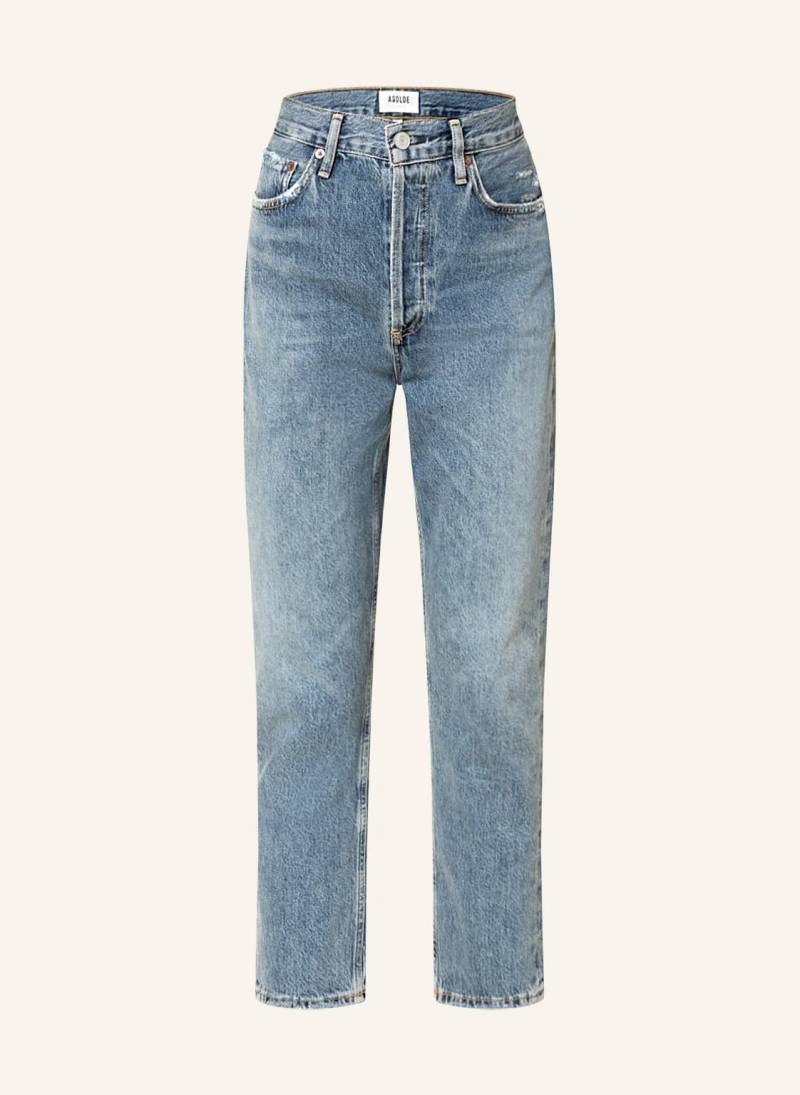 Agolde Straight Jeans Riley blau von AGOLDE