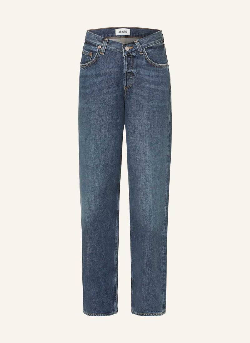 Agolde Straight Leg Jeans V-Waist Baggy blau von AGOLDE
