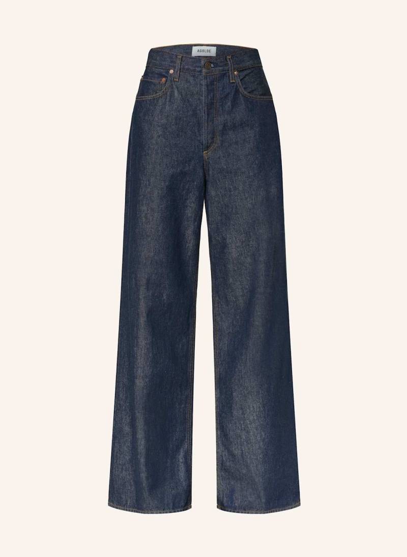 Agolde Wide Leg Jeans Dame blau von AGOLDE