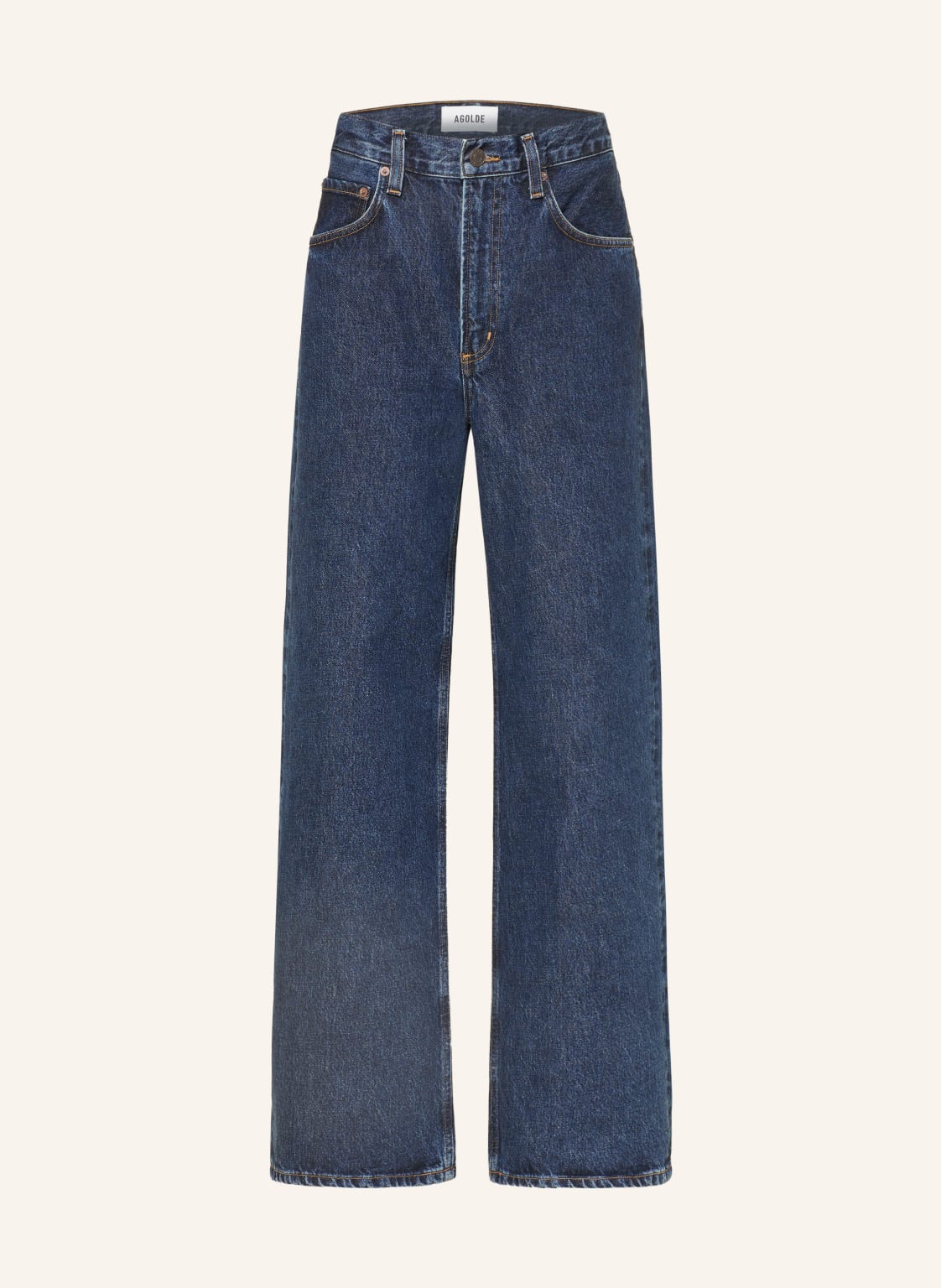 Agolde Wide Leg Jeans Pendulum blau von AGOLDE