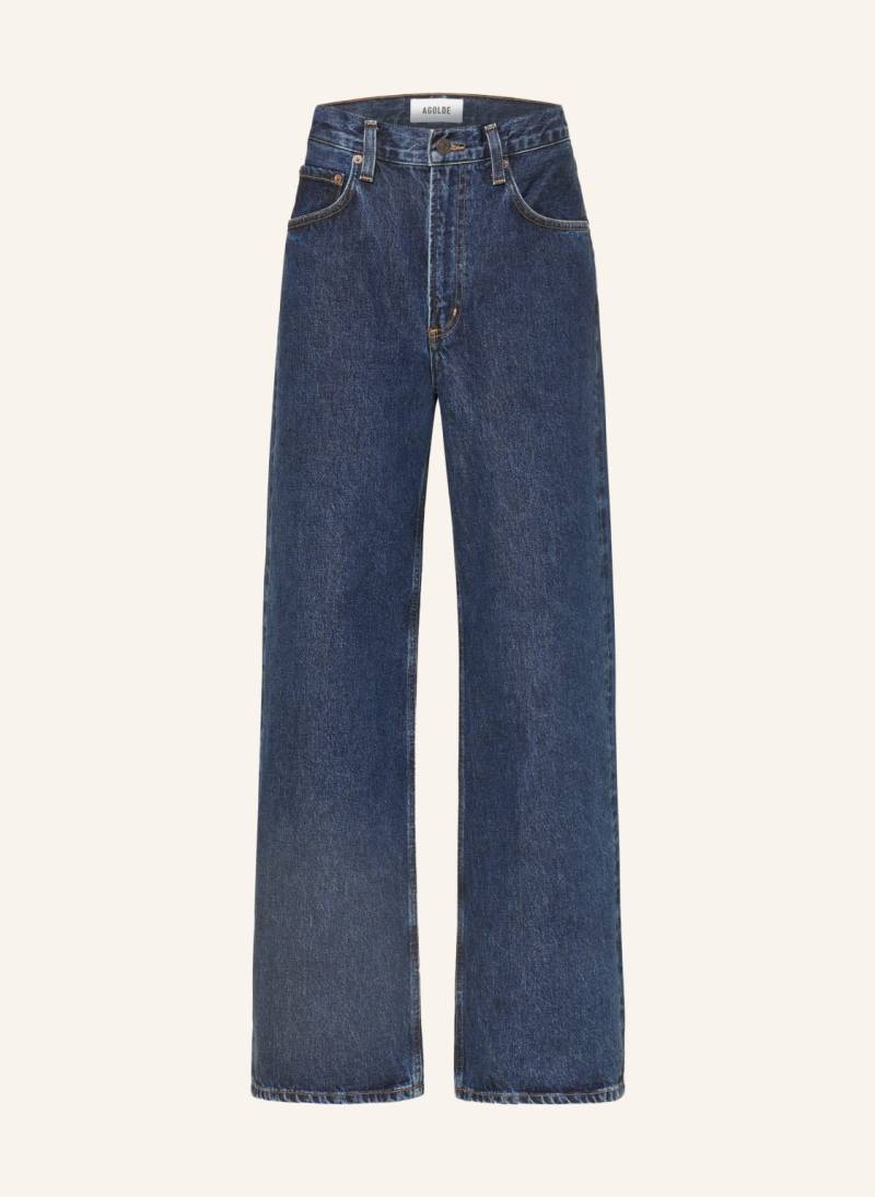 Agolde Wide Leg Jeans Pendulum blau von AGOLDE