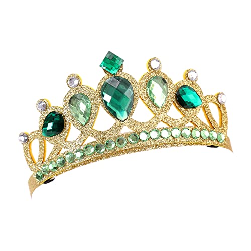 Krone Tiara Haarband Haarreif Schmuck Verlobungszubehör für Frauen Festzug Mode Haarschmuck Geburtstag Party Dekoration Braut Haarschmuck Festlich Party Stirnband Modische Haarschmuck von AGONEIR