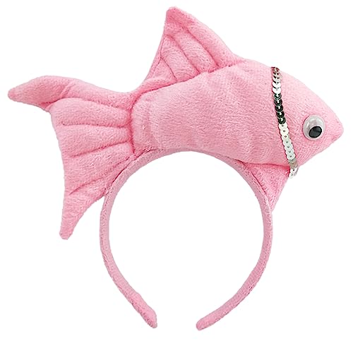 Niedlicher Ausgestopfter Fisch Dekor Haarreifen Für Frauen Gesicht Waschen Make Up Stirnband Für Fotoshooting Halloween Haar Accessoires Niedliche Stirnbänder Für Frauen Niedliche Stirnbänder von AGONEIR