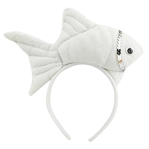 Niedlicher Ausgestopfter Fisch Dekor Haarreifen Für Frauen Gesicht Waschen Make Up Stirnband Für Fotoshooting Halloween Haar Accessoires Niedliche Stirnbänder Für Frauen Niedliche Stirnbänder von AGONEIR