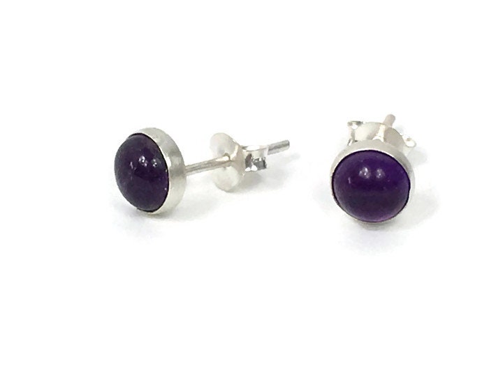 Amethyst Silber Ohrstecker Amethyst Silber Ohrstecker von AGOSTUDIO