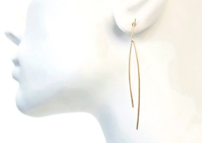 Moderne Wishbone Ohrringe Moderne Wishbone Ohrringe von AGOSTUDIO