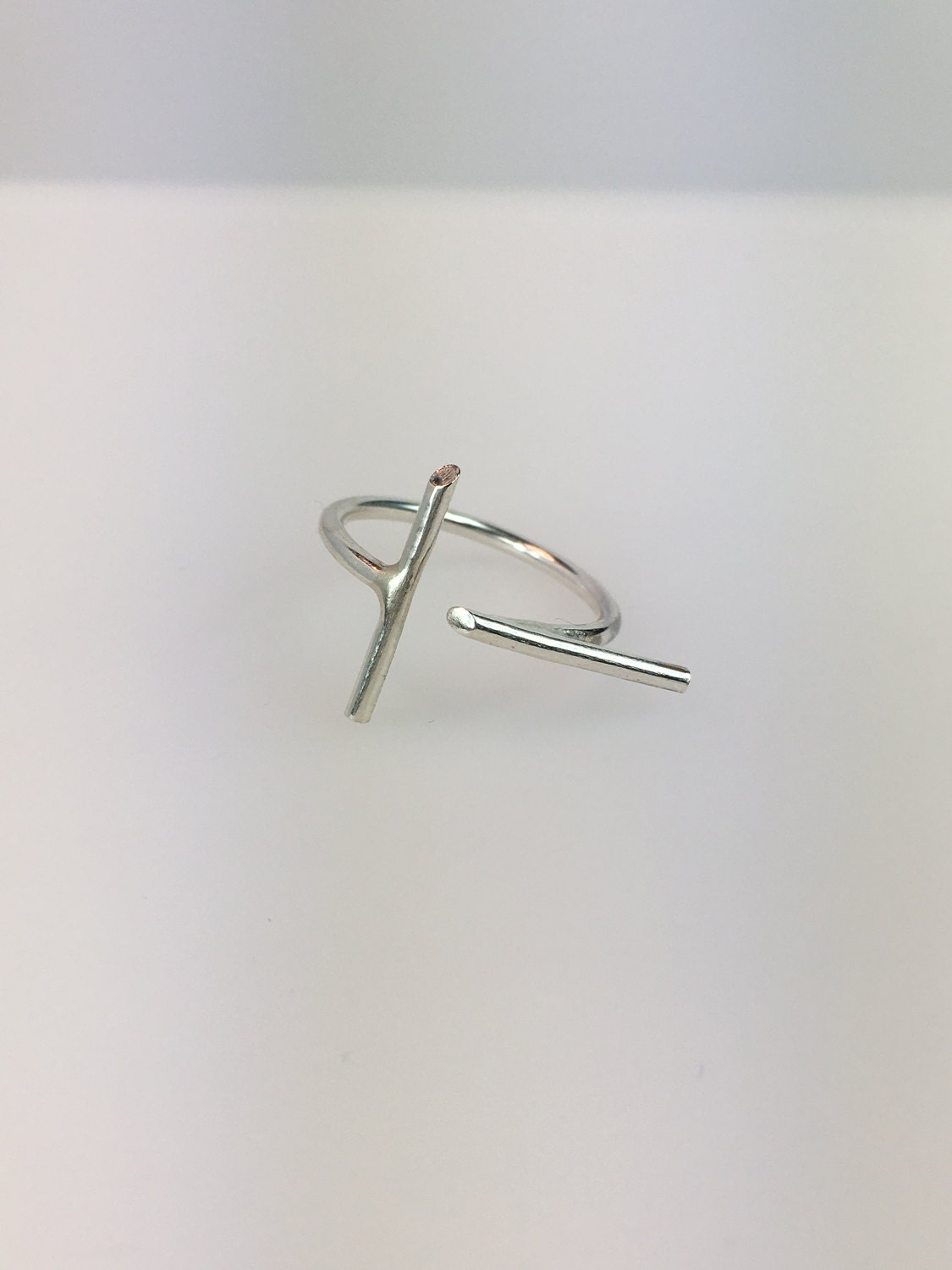 Splitter Modern Minimal Linien Ring-Gold Statement Ring-Damen Geschenk Splitter Modern Minimal Linien Ring-Gold Statement Ring-Damen Geschenk von AGOSTUDIO