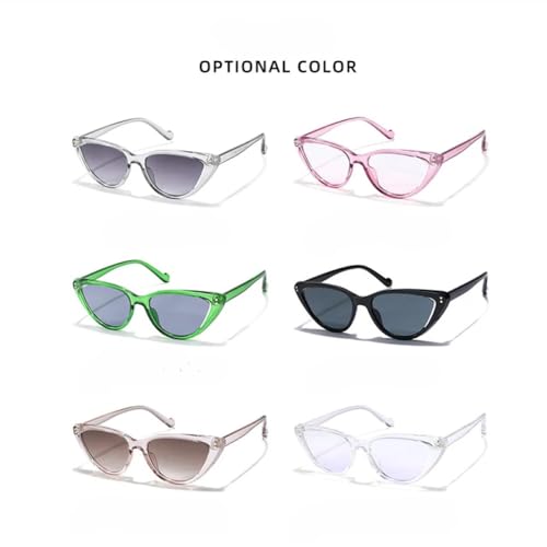 AGRIEVE Outdoor-UV400-Sonnenbrille für Frauen, Erwachsene, Dame, trendige Sonnenbrille, Candy Cat Eye-Sonnenbrille, Vintage, Farbverlauf Lila, Einheitsgröße von AGRIEVE