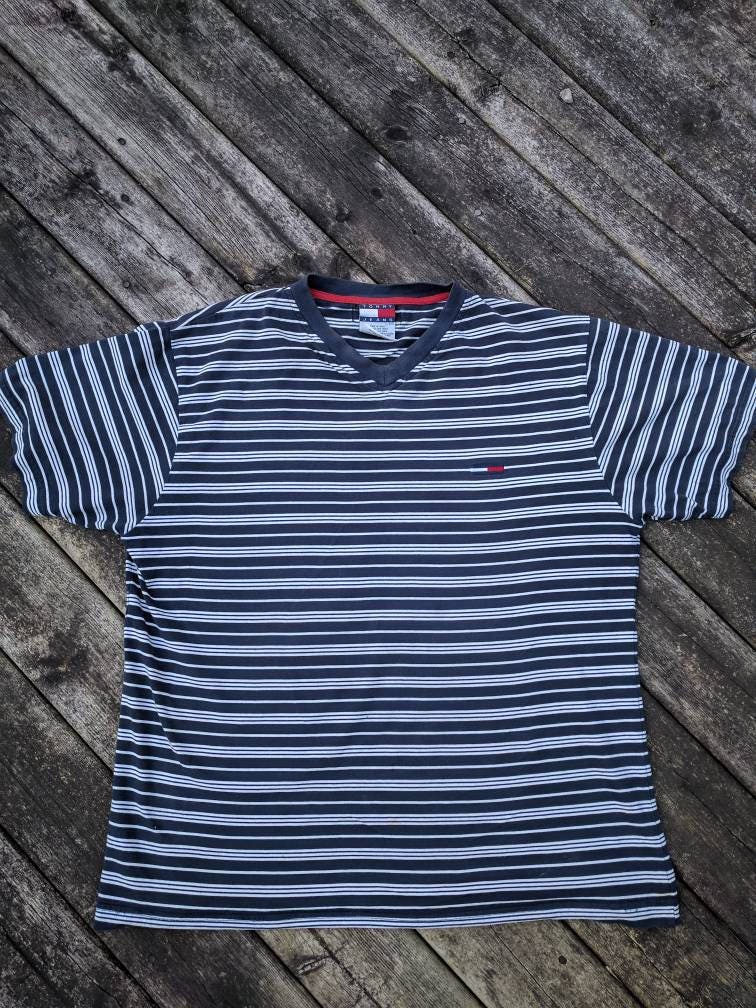 Jahrgang Tommy Jeans Gestreiftes Hemd Jahrgang Tommy Jeans Gestreiftes Hemd von AGThrift